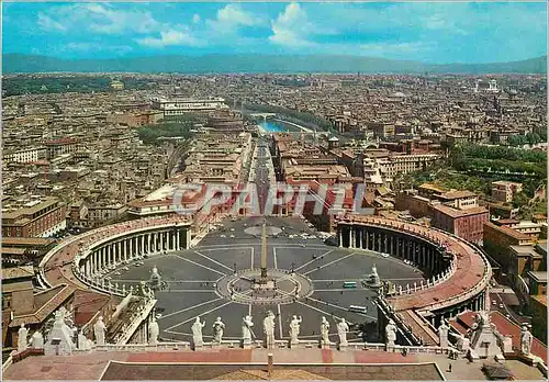 Moderne Karte Citta del Vaticano Place St Pierre