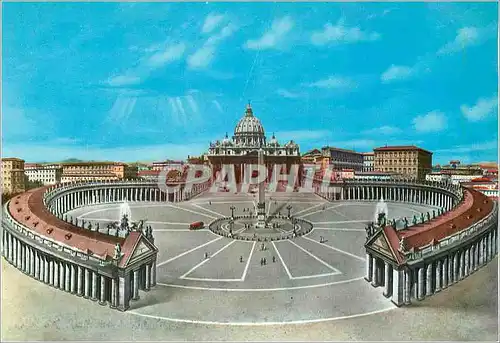 Cartes postales moderne Citta del Vaticano Basilique et Colonnade du Bernini