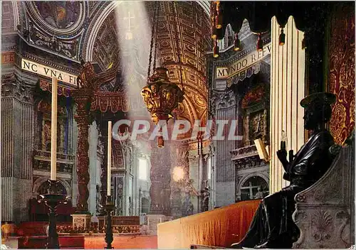 Cartes postales moderne Roma Basilique de Saint Pierre (Interieur)
