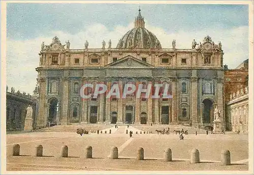Moderne Karte Citta del Vaticano Place Saint Pierre et la Basilique