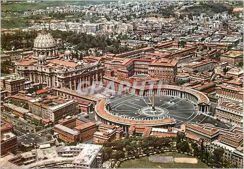 Moderne Karte Citta del Vaticano vue Aerienne