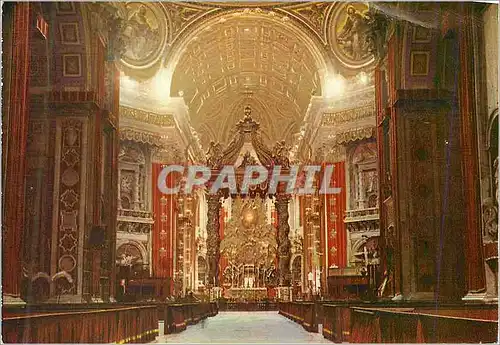 Cartes postales moderne Cite du Vatican Interieur de la Basilique de Saint Pierre