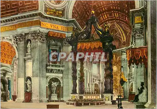 Cartes postales moderne Roma Basilique de Saint Pierre (Interieur)