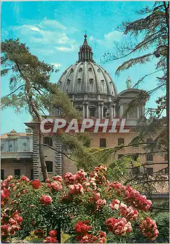 Moderne Karte Citta del Vaticano Cupole de St Pierre des Jardins du Vatican