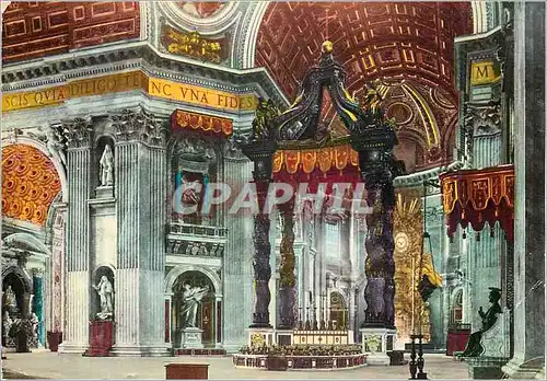 Cartes postales moderne Roma Basilique de Saint Pierre (Interieur)