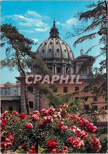 Cartes postales moderne Citta del Vaticano Cupole de St Pierre des Jardins du Vatican