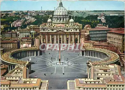 Moderne Karte Roma Basilique de St Pierre