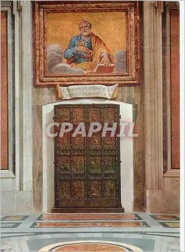 Cartes postales moderne Citta del Vaticano Basilique de St Pierre la Porte Sainte Interieur