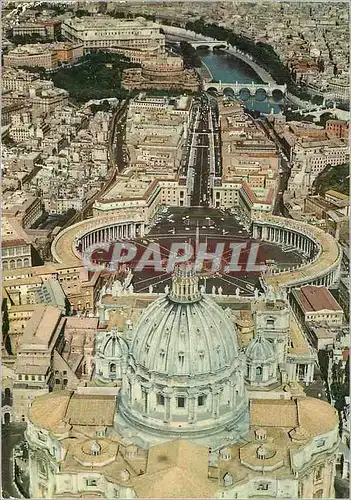 Cartes postales moderne Citta del Vaticano vue de l'Avion