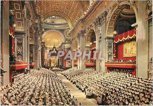 Moderne Karte Citta Del Vaticano Concile Oecumenique Vatican II