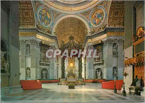 Cartes postales moderne Citta Del Vaticano Interieur de la Basilique de St Pierre