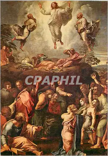 Cartes postales moderne Citta del Vaticano Pinacotheque la Transfiguration (Raffaello)