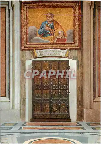 Cartes postales moderne Citta del Vaticano Basilique de St Pierre la Porte Sainte (Interieur)