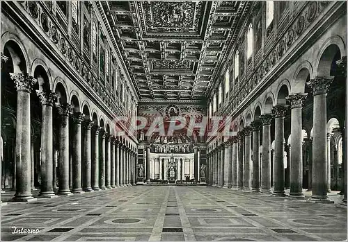 Cartes postales moderne Basilica di San Paolo Interno