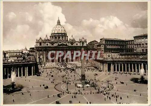 Cartes postales moderne Citta del Vaticano Place Saint Pierre et la Basilique