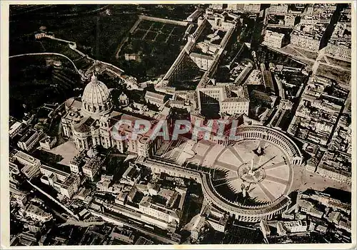 Moderne Karte Citta del Vaticano Place Saint Pierre et la Basilique