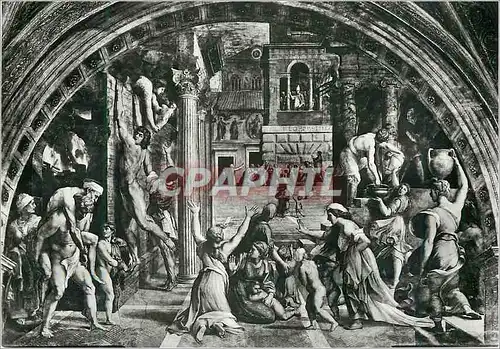 Cartes postales moderne Citta del Vaticano l'Incendie de Bourg (Raphael)