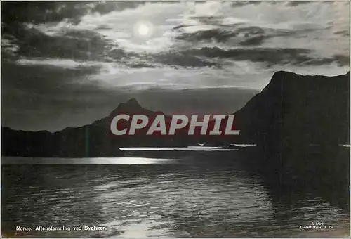 Cartes postales moderne Norge Aftenstemning ved Svolvaer