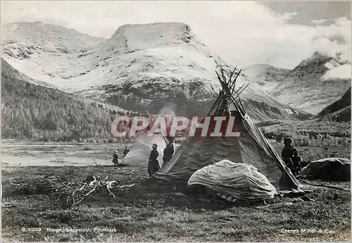 Moderne Karte Norge Lappelair Finnmark Folklore