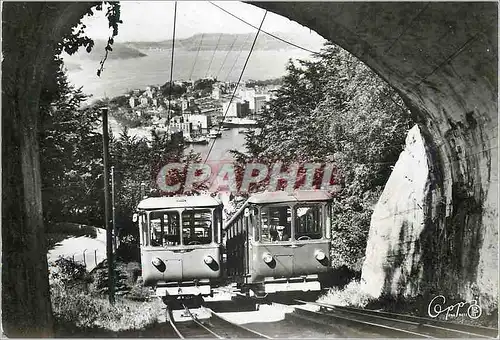 Cartes postales moderne Bergen the Funicular Running from the Center
