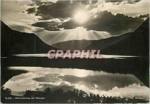 Cartes postales moderne Aftenstemning ved Ottavann