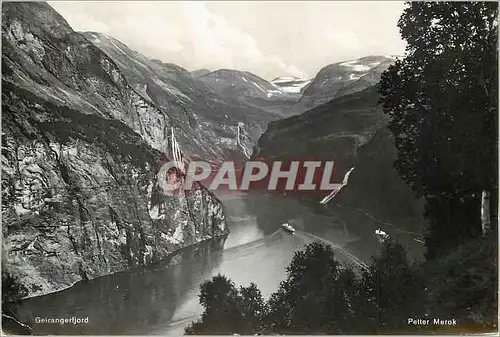 Moderne Karte Geirangerfjord Petter Merok