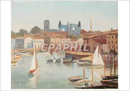 Cartes postales moderne Ile de Re Port de Saint Martin Peinture de Louis Suire