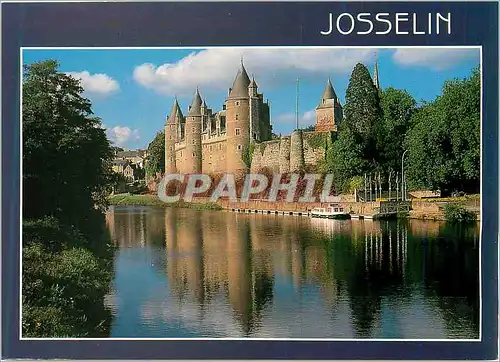 Moderne Karte Josselin Couleurs de Bretagne Le Chateau de Rohan sur les Rives de l'Ouest