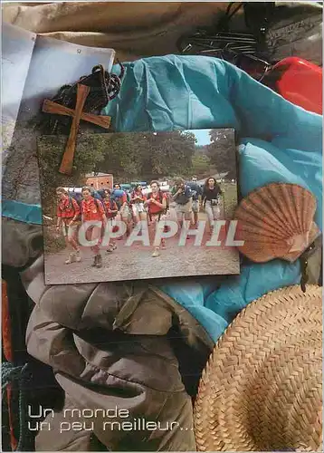 Cartes postales moderne Un Monde Un peu Meilleur Scouts Guides de France