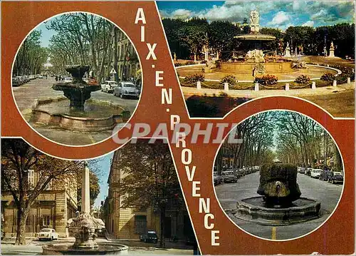 Moderne Karte Aix en Provence La Cite du Roy Rene
