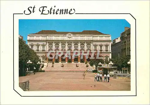 Moderne Karte Saint Etienne (Loire) L'Hotel de Ville