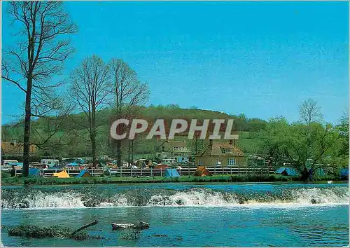Cartes postales moderne Clecy (Calvados) La Suisse Normande Le Camping sur les Bords de l'Orne