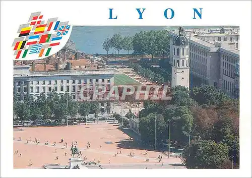 Cartes postales moderne Lyon (Rhone) Place Bellecour
