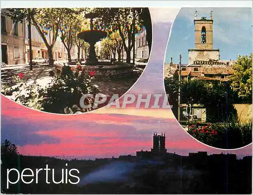 Cartes postales moderne Pertuis (Vaucluse) Village Provencal de la Vallee d'Aigues