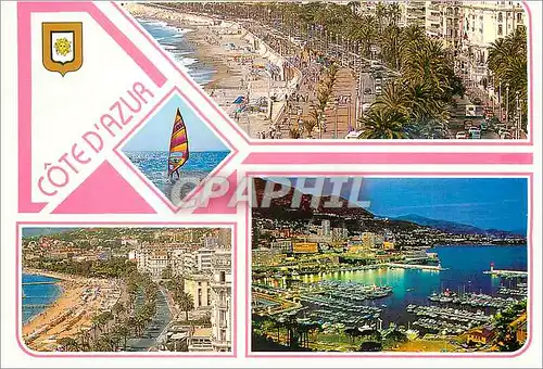 Cartes postales moderne Cote d'Azur Planche a voile