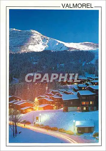 Moderne Karte Valmorel (Savoie France)