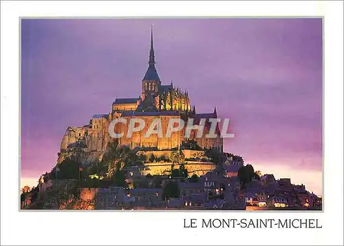 Moderne Karte Le Mont Saint Michel (Manche)