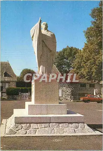 Cartes postales moderne L'Aveyron Touristique Lacroix Barrez alt 780 m La Statue du Cardinal Jean Verdier