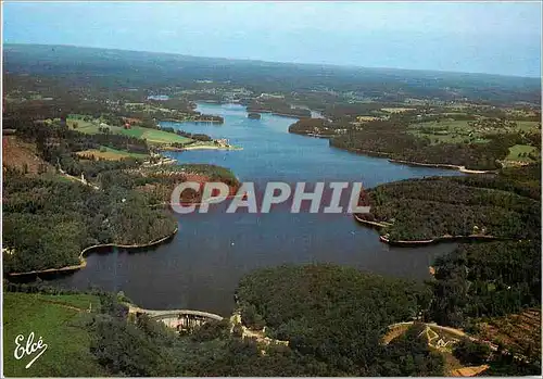 Moderne Karte Neuvic d'Ussel La Correze Pittoresque Le Barrage et le Lac de la Triouzoune