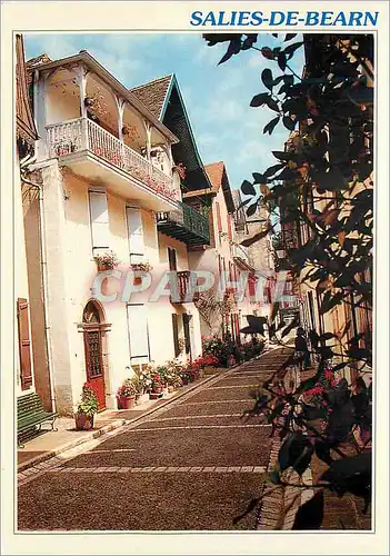 Moderne Karte Salies de Bearn (Pyr Atl) En Terre de Bearn La Cite du Sel Une Vieille Ruelle