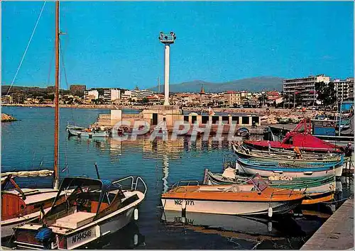Cartes postales moderne Cros de Cagnes Au Soleil de la Cote d'Azur Le Port Vue Generale de la Ville Bateaux