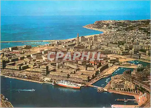 Cartes postales moderne Le Havre (Seine Maritime) Couleurs et Lumiere de France Vue Generale Bateaux