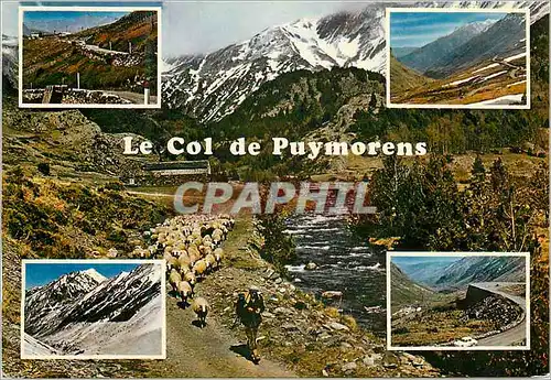 Moderne Karte Le Col de Puymorens Les Pyrenees Ariegeoises (Altitude 915 m)
