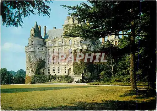 Moderne Karte Chateau de Brissac (Maine et Loire) Monument Historique La Tour Sud (XVe Siecle)