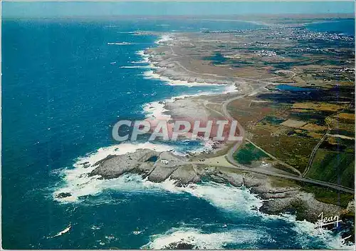 Cartes postales moderne Quiberon (Morbihan) La Bretagne Le Vivier et les Cotes Sauvages