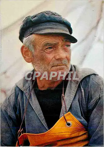 Cartes postales moderne La Bretagne Pittoresque Vieux Marin Pecheur (Pesketaer Koz) Foklore Peche