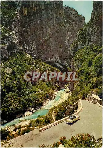 Moderne Karte Les Gorges de Verdon (Var Alpes de Haute Provence) Un des Sites les plus Grandioses du Monde