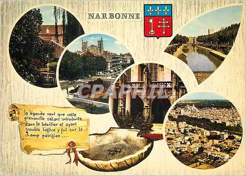 Cartes postales moderne Narbonne (Aude) Divers Aspects de la Ville