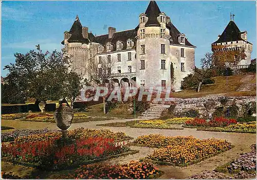 Moderne Karte Chateau de la Roche Courbon (XVe et XVIe S) Commune de St Porchaire (Char Mar) Les Jardins