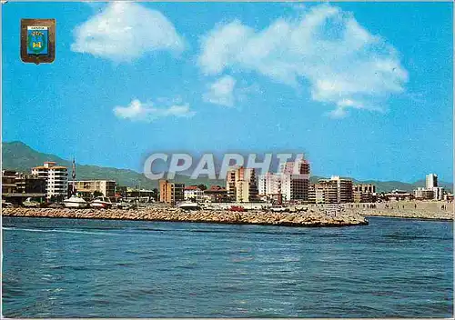 Moderne Karte Gandia (Valencia) Plage